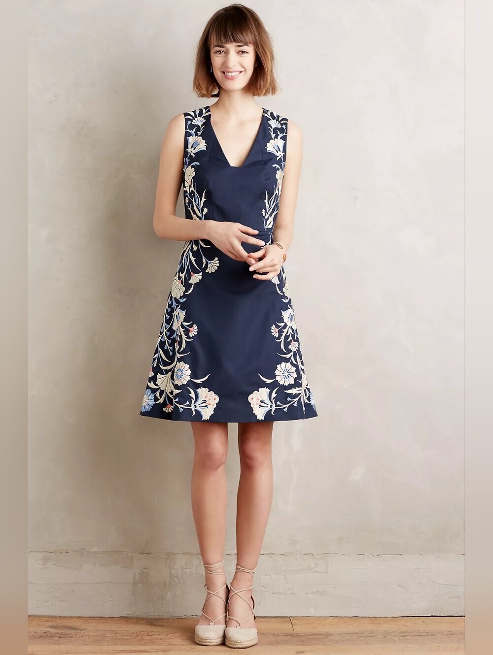 Moulinette Soeurs Embroidered Bellflower Dress